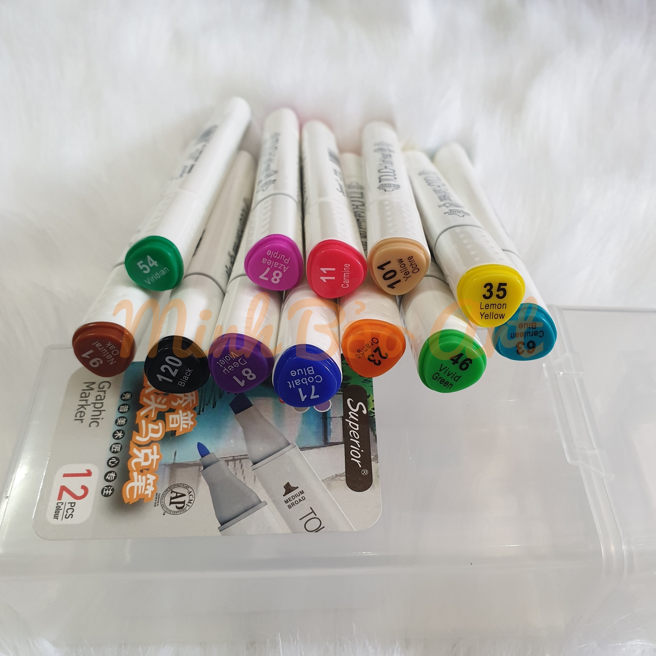 [HCM]MÀU CƠ BẢN - BÁN LẺ BÚT MARKER TOUCH SOFT HEAD