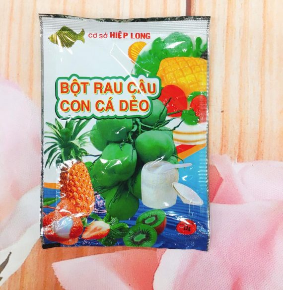Bột Rau Câu Con Cá Dẻo hoàng long 1 Gói