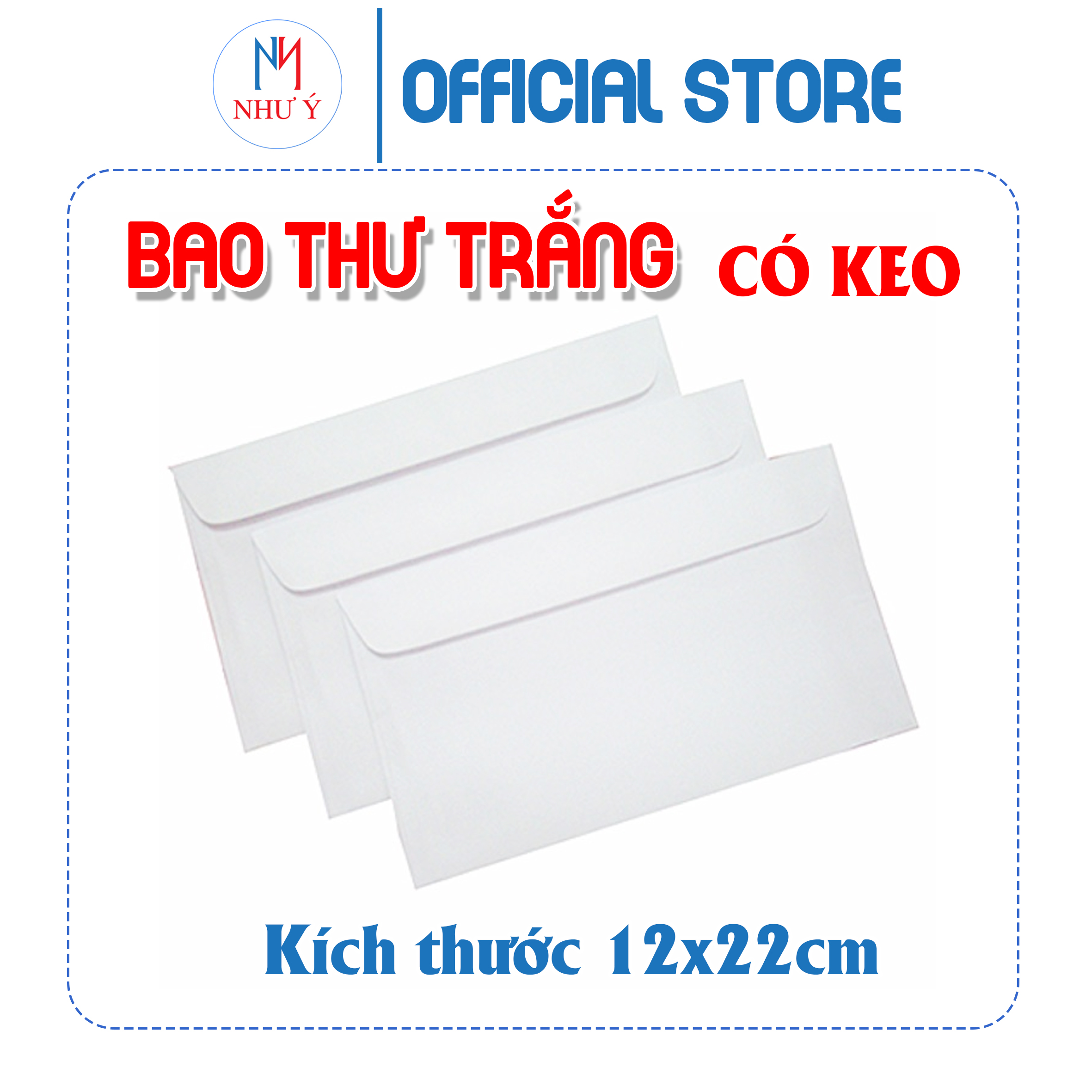 Bao thư trang có keo (12x22)cm, {100cái}