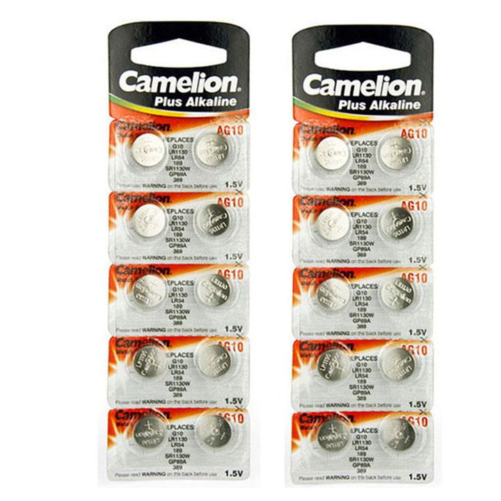 [HCM]10 viên AG10 Camelion Pin LR1130 LR54 Camelion