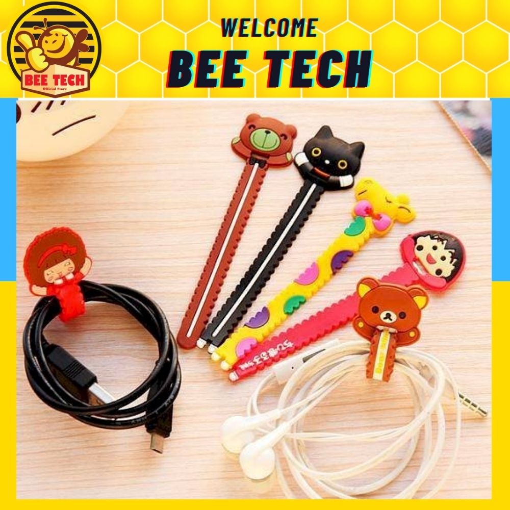 Dây quấn sạc cáp, tai nghe dễ thương - Beetech