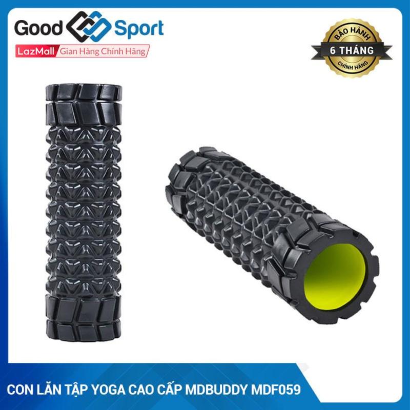 Ống lăn Tập Yoga-Con Lăn Tập Gym Fitness Massage Thư Giãn Cơ Bắp-Ống lăn giãn cơ Foam Roller MDBuddy MDF059