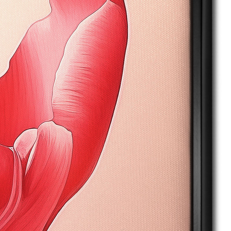 Tranh treo tường, dán tường Canvas, hoa Tulip. CGI-33