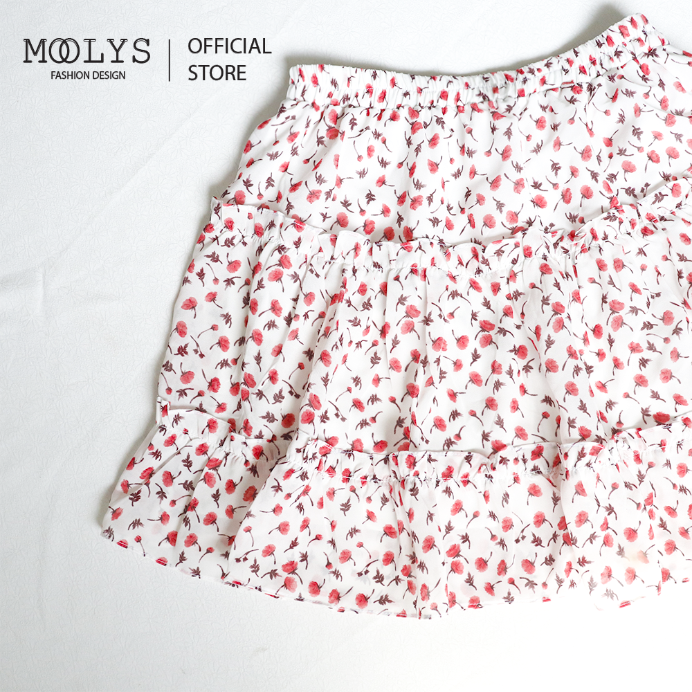 Chân váy ngắn MOOLYS dáng xoè dễ thương MK004