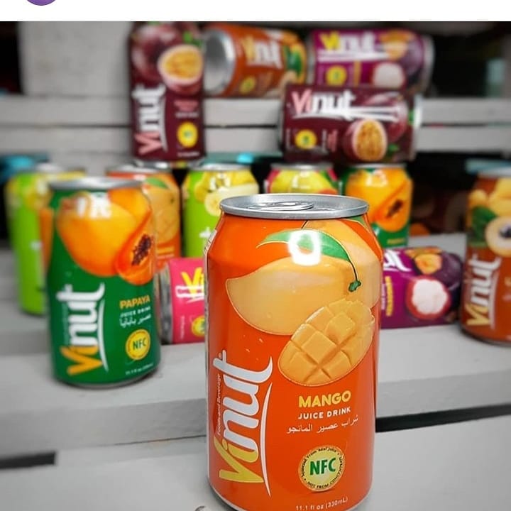 [LỐC 6 LON] Nước Ép Xoài Vinut 330ml