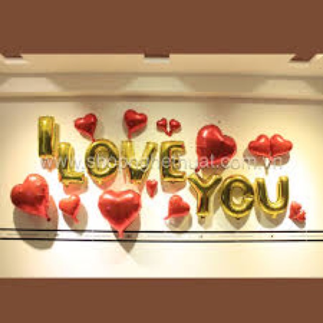 Set Bóng Chữ I Love You