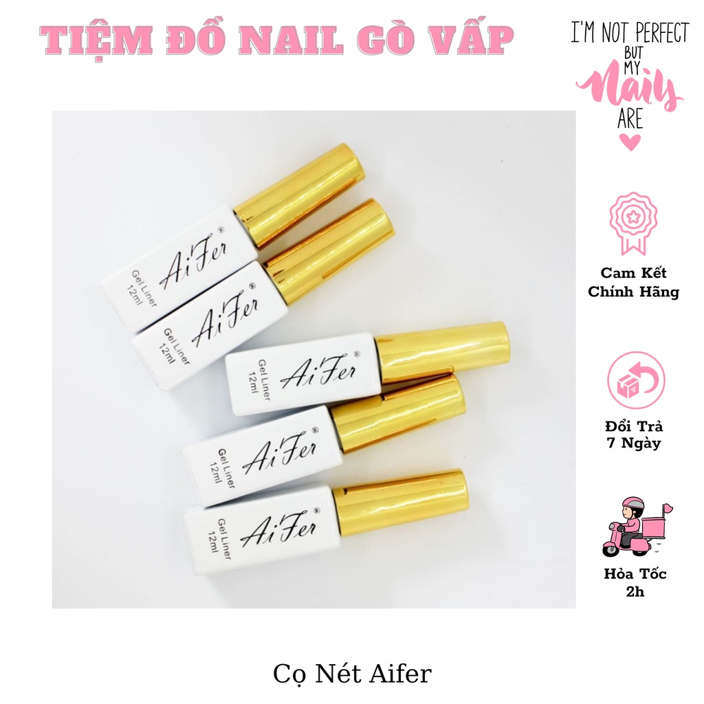 Cọ Nét Aifer Chính Hãng - Cọ Nét Gel Vẽ Móng