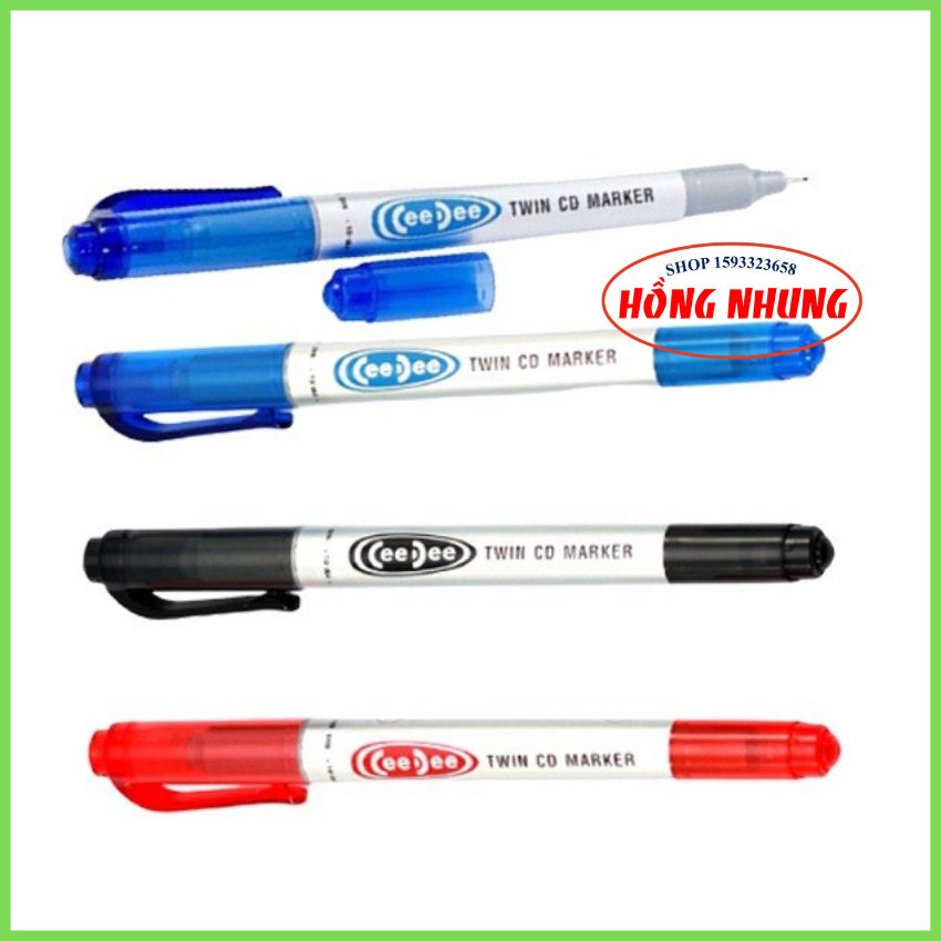 01 Bút Lông Dầu Thiên Long PM-04 Màu Đỏ