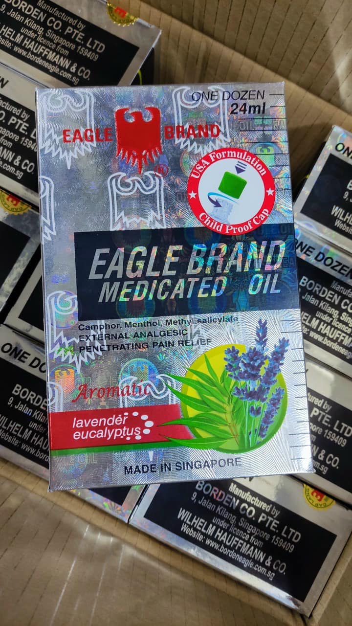 DẦU GIÓ TRẮNG 2 NẮP EAGLE BRAND 24ml