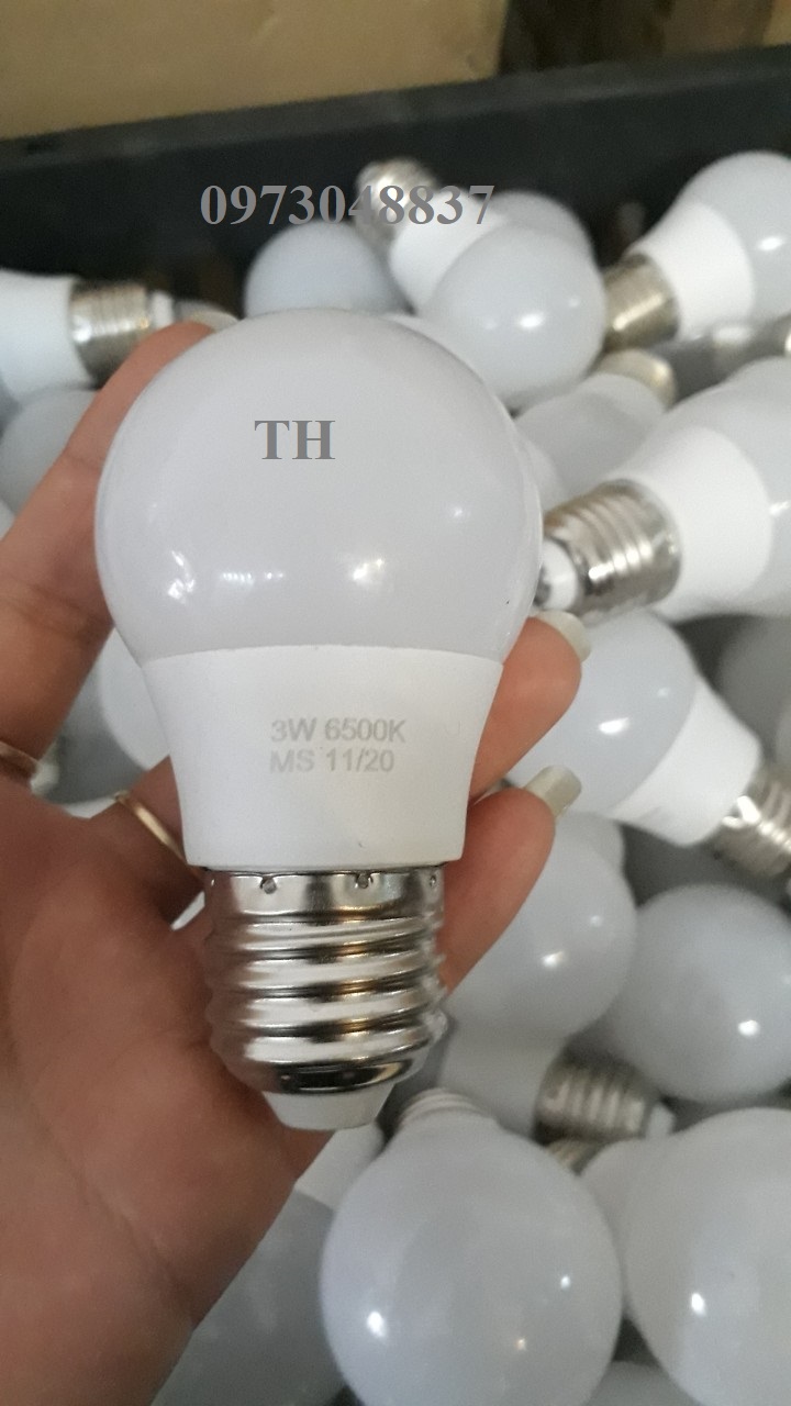 Bóng đèn led 3w kín nước ánh sáng trắng, ánh sáng vàng