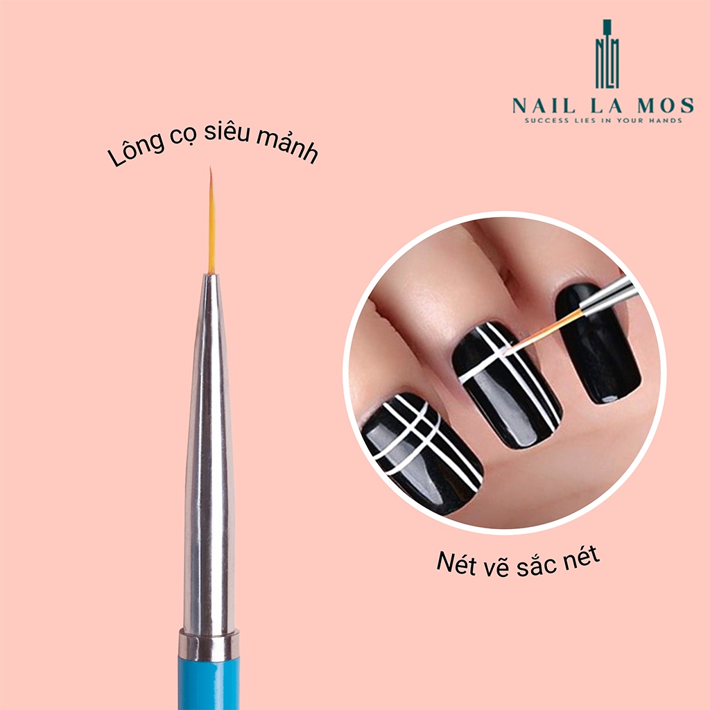 Set 3 cây cọ nét Beauty - Cọ vẽ chuyên dụng cho dân làm móng