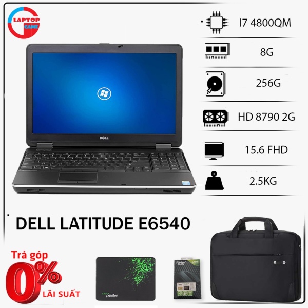 Dell latitude E6540 khủng long đồ họa i5-4300M , i7 4800QM ram 16g ssd256g+ 1tb VGA Radeon 8790M 2Gb MÀN 15.6 IN) laptop chuyên đồ họa
