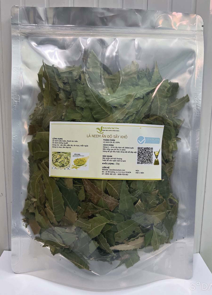 Lá neem ấn độ nguyên chất 100% - sản phẩm sấy lạnh 1kg