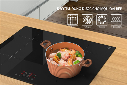 Bộ Nồi Ceramic Đáy Từ Sunhouse SHG2003MCB