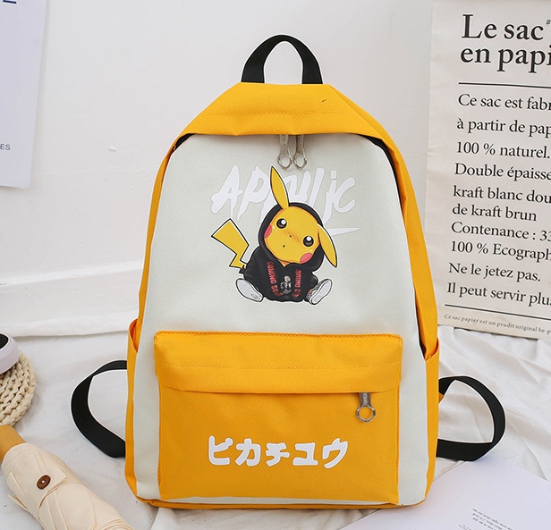 Balo nữ đi học thời trang Hàn Quốc -  Balo Pikachu cực ngộ nghĩnh, siêu Cute - BL141