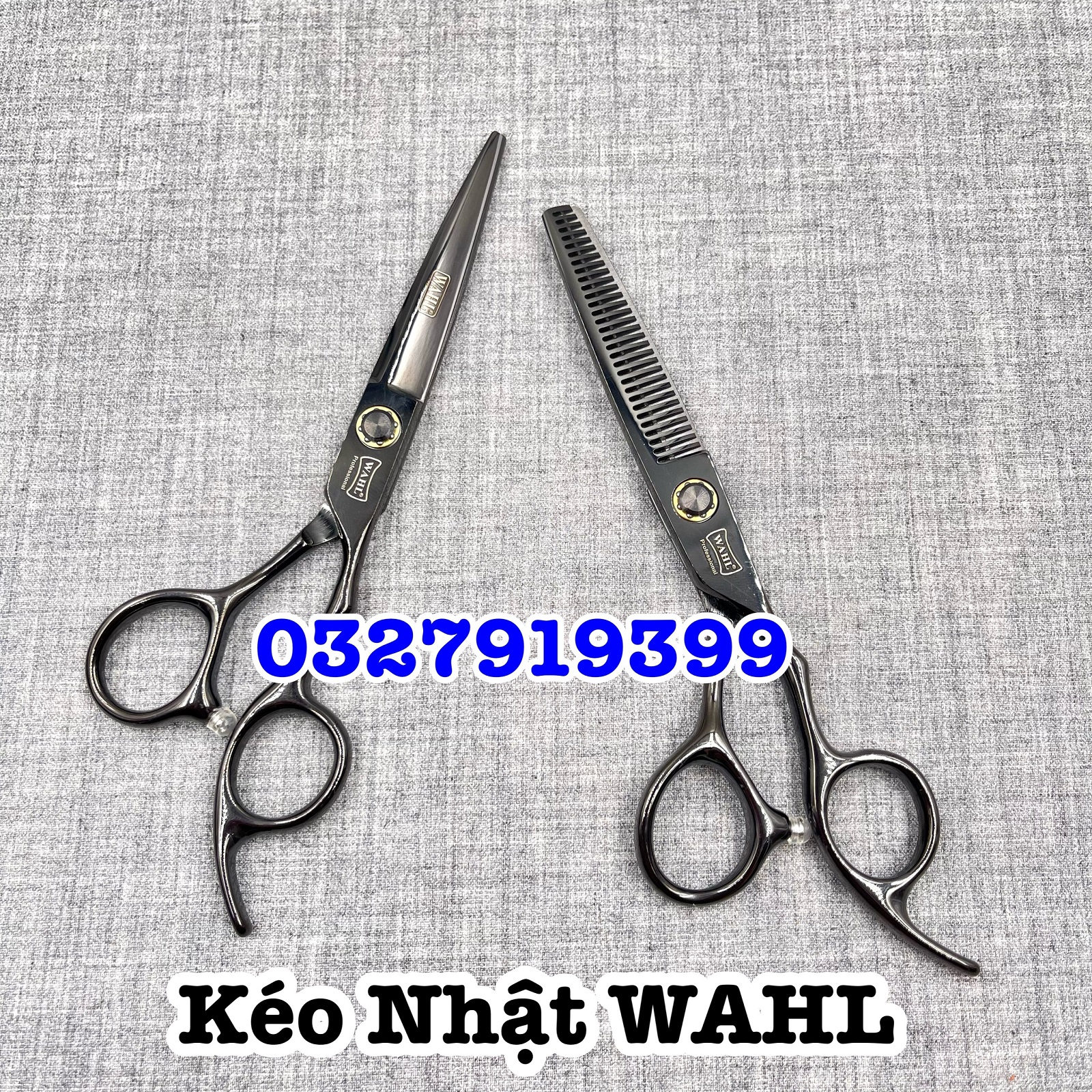 WAHL Kéo Cắt Tỉa Tóc Cao Cấp 6.0 in Thép Nhật S440 Độ Cứng Trên 62HRC Chất Lượng Tốt Nhất ( WAHL 38Đ )