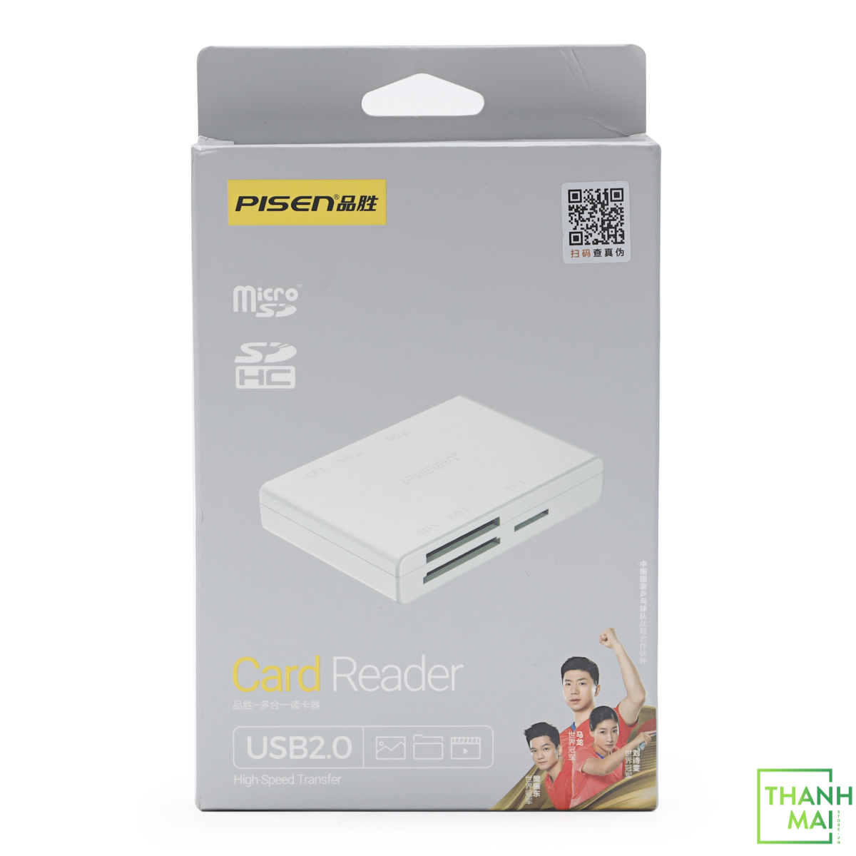 Đầu đọc thẻ Pisen Card Reader II All-in-1 USB 2.0 TS- E070