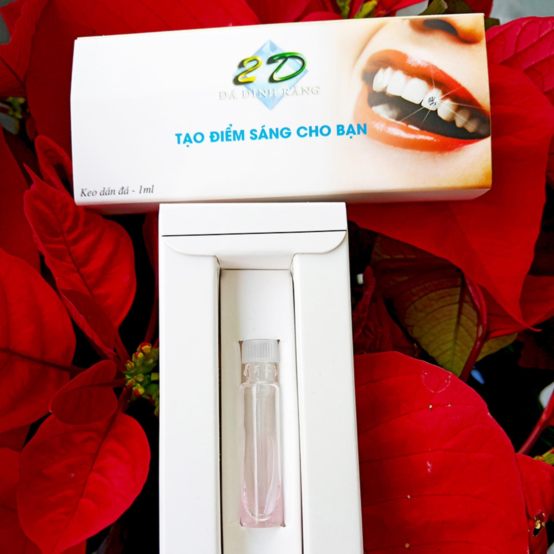 [HCM]Combo 5 viên đá đính răng + keo dán