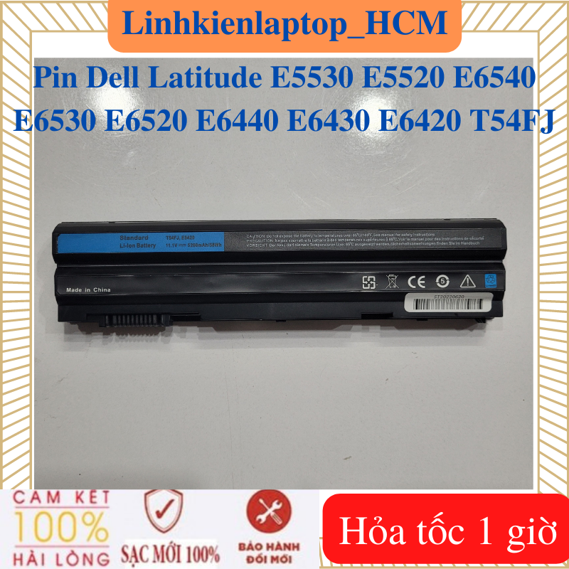 Pin Dell Latitude E5430 E5530 E5520 E5420 E6540 E6530 E6520 E6440 E6430 E6420 T54FJ, Vostro 3560, p38g