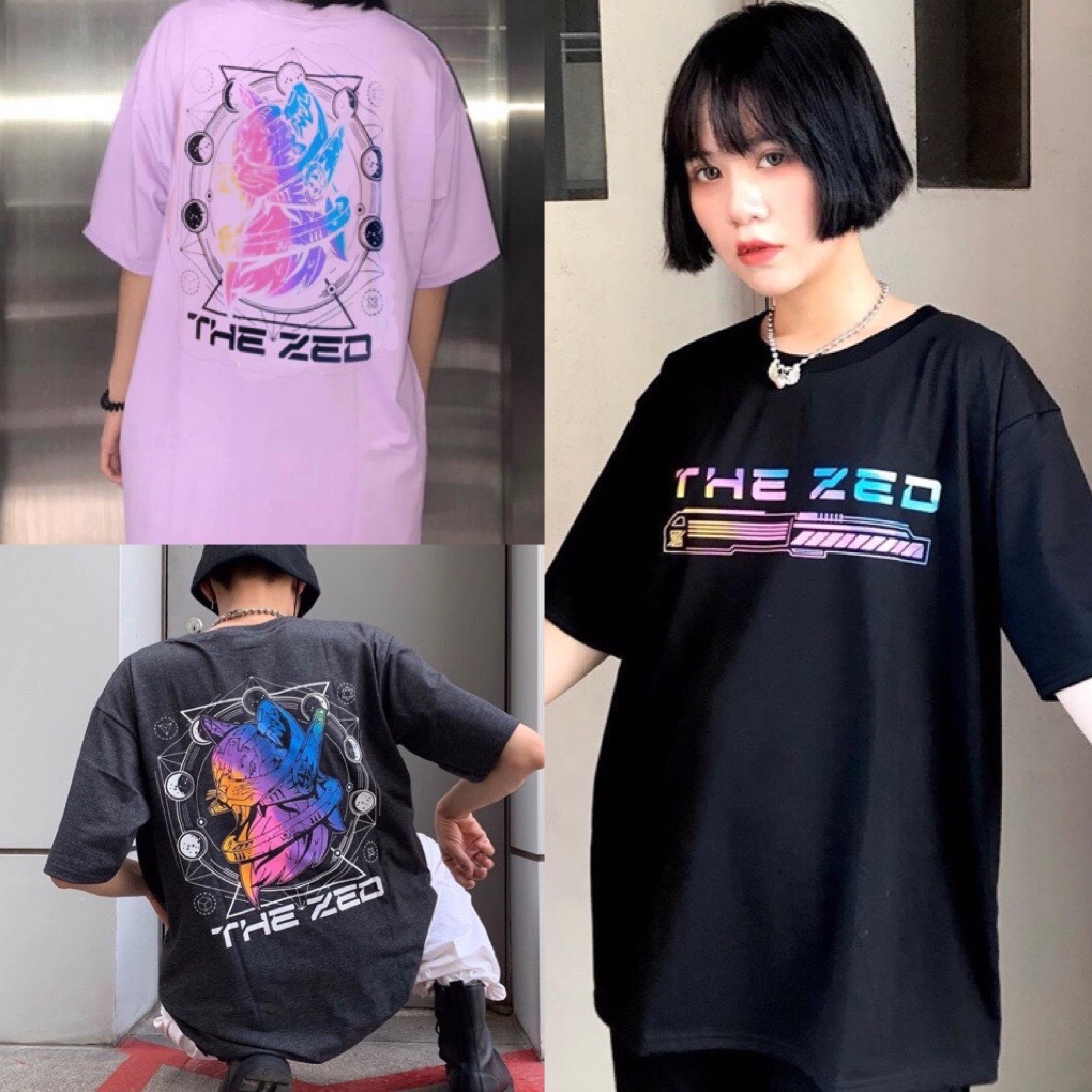 ÁO THUN THE ZED XỊN UNISEX PINK.SHOP
