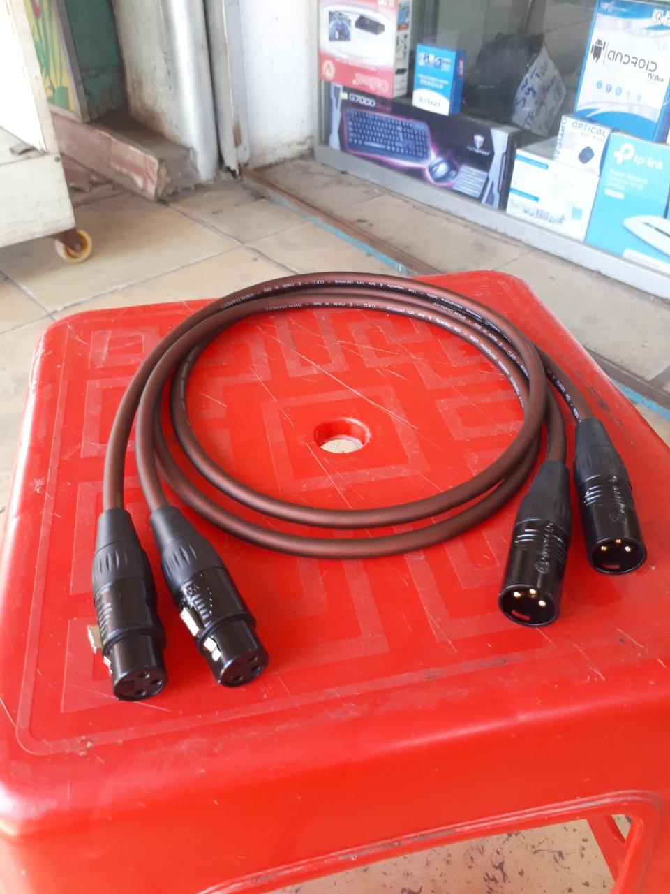Cặp dây canon Đực ra Cái 1m dây italy