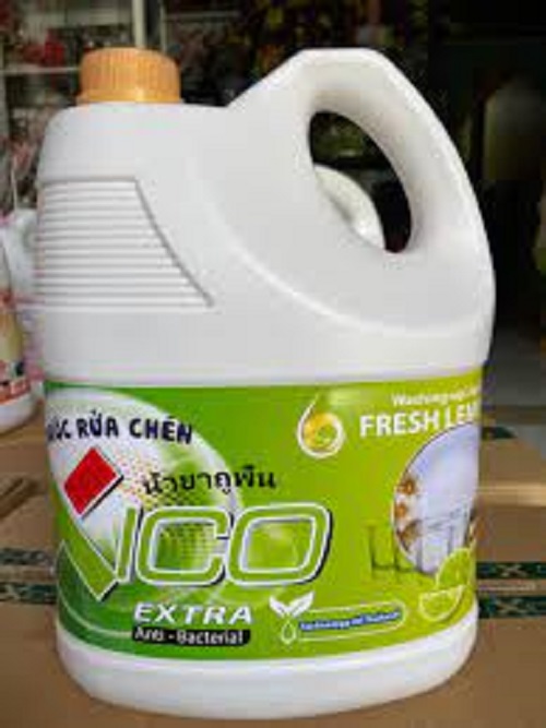 Nước Rửa Chén XiCo Thái Lan 3600g Sạch Bóng Diệt Khuẩn
