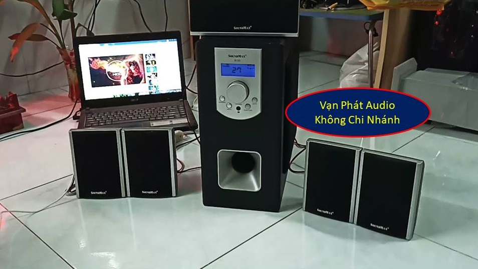 Loa SoundMax B50 5.1 qua sử dụng ( TẶNG DÂY 3.5 NGHE ĐIỆN THOẠI )