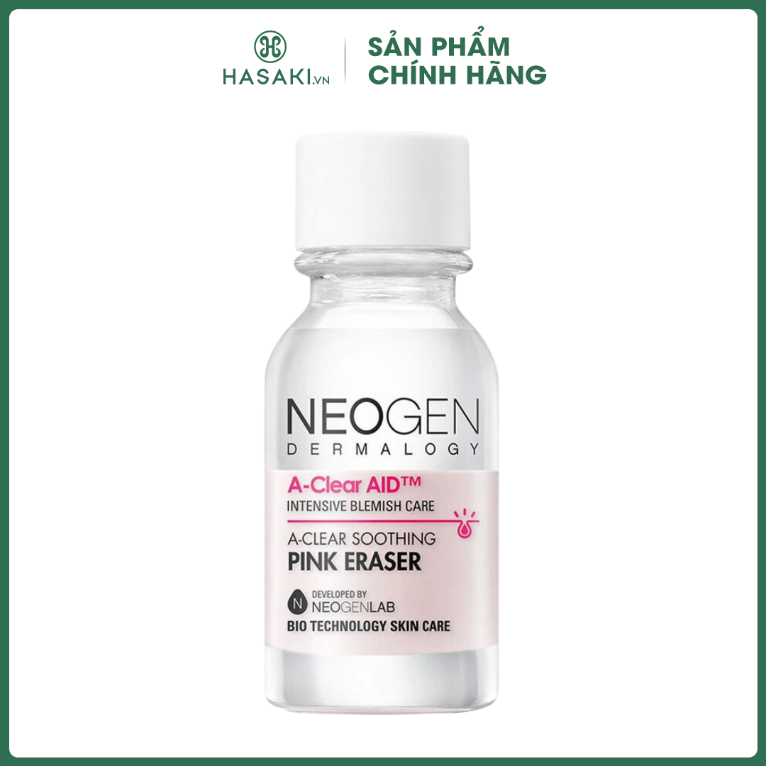 Chấm Mụn Neogen Dermalogy Giảm Sưng Viêm Mụn 15ml A-Clear AID Soothing Pink Eraser Hasaki Sản Phẩm Chính Hãng
