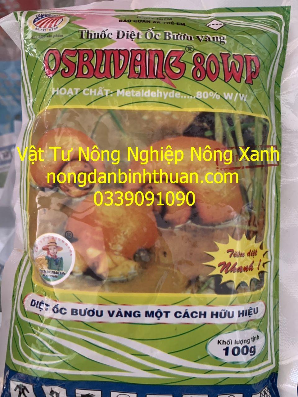 Thuốc diệt ốc Osbuvang 80WP gói 100g