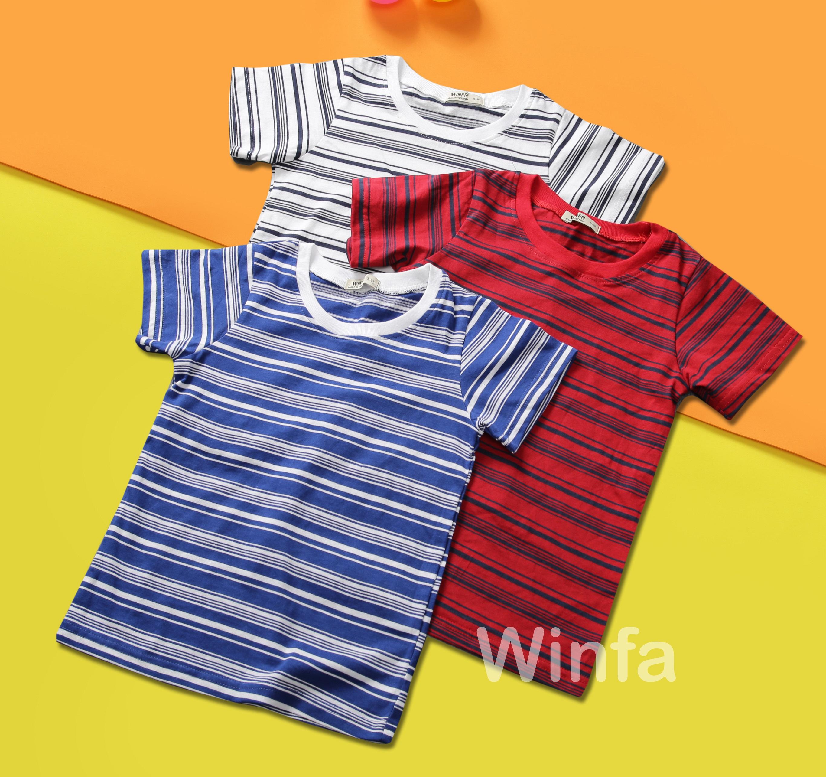 [HCM]COMBO 3 ÁO THUN  WINFA - COTTON THIÊN NHIÊN