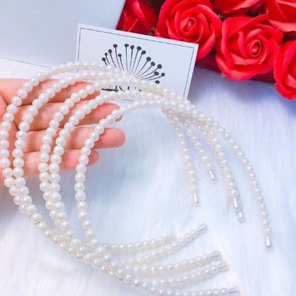 Bờm tóc tết mấn mặc áo dài, băng đô cài tóc PK409