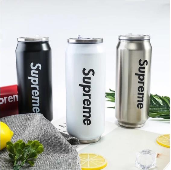 LY GIỮ NHIỆT HÌNH LON NƯỚC COCA COLA, SUPREME, KITTY , DOREMON SIÊU CUTE TẶNG KÈM ỐNG HÚT - BÌNH GIỮ NHIỆT INOX CHẤT LƯỢNG TỐT