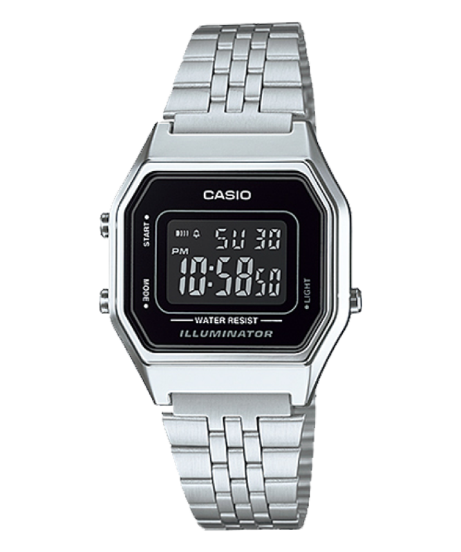Đồng hồ Casio Nữ LA680WA-1B bảo hành chính hãng 1 năm - Pin trọn đời