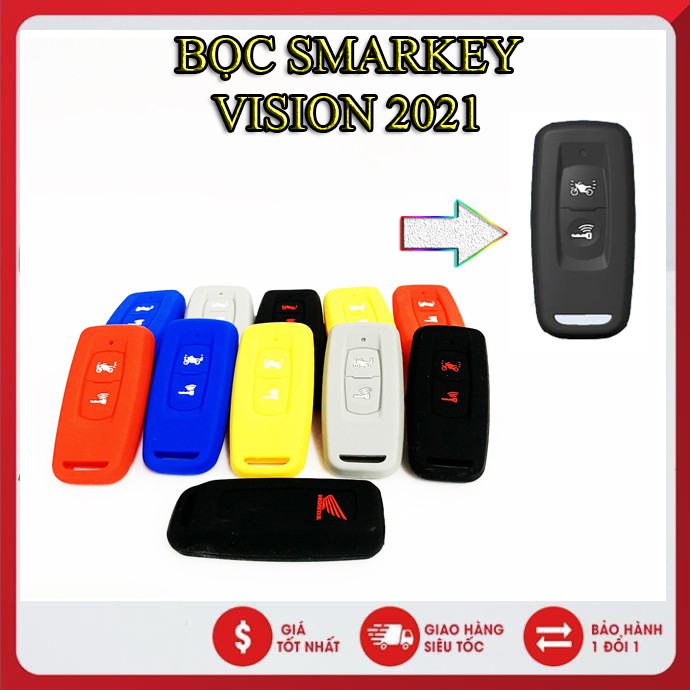 Bọc Chìa Khóa Vision 2021 - Vision 2022 - bao khóa Smartkey Silicon