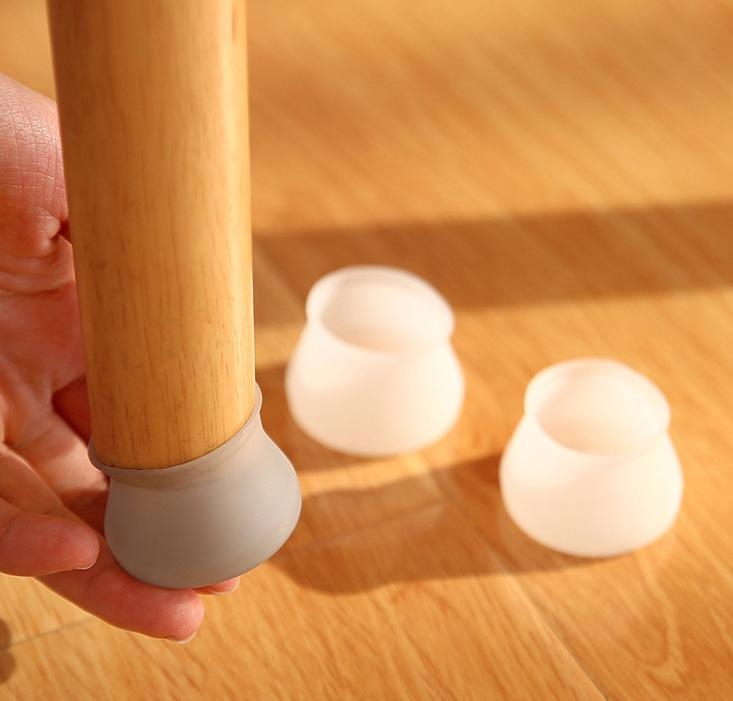 SET 10 MIẾNG SILICON BỌC CHÂN CÀN, CHÂN GHẾ SIÊU TIỆN - CHỐNG TRƠN TRƯỢT, BẢO VỆ NỀN NHÀ CỦA BẠN