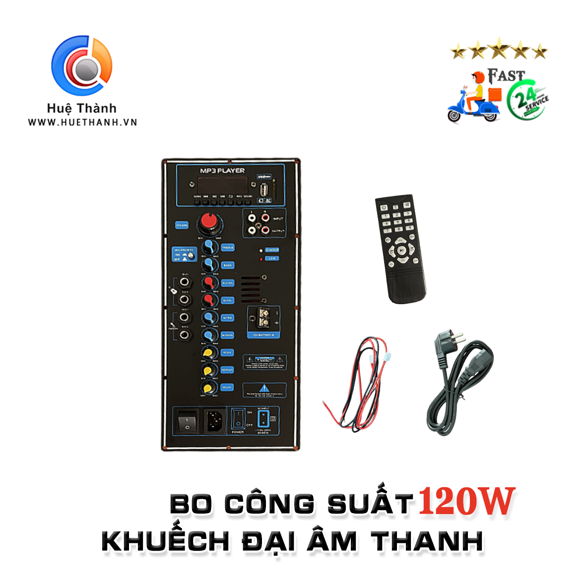 Bo công suất 120W- khuếch đại âm thanh