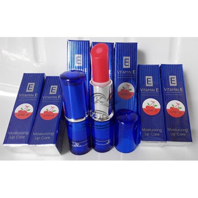 Son Dưỡng Môi Aron Vitamin E Cherry Có Màu Thái Lan