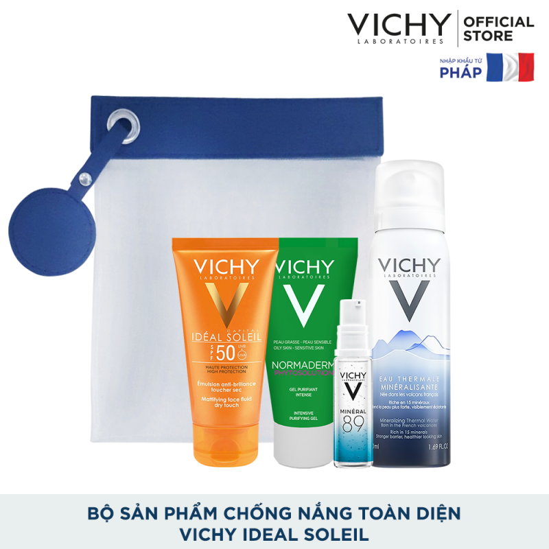 Bộ sản phẩm chống nắng toàn diện Vichy Ideal Soleil cao cấp