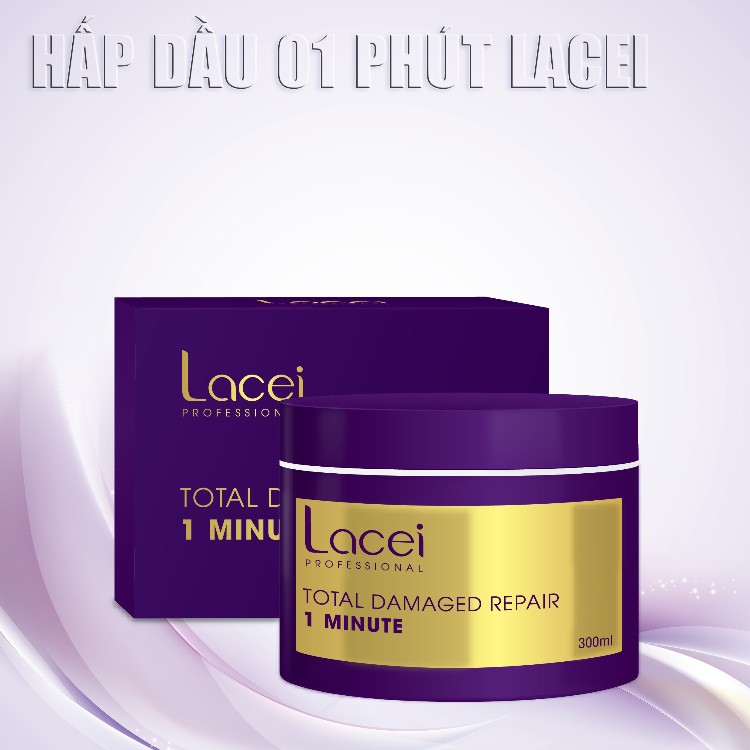 [HCM]HẤP DẦU LACEI PHỤC HỒI TÓC CHUYÊN SÂU 1 PHÚT 300ml