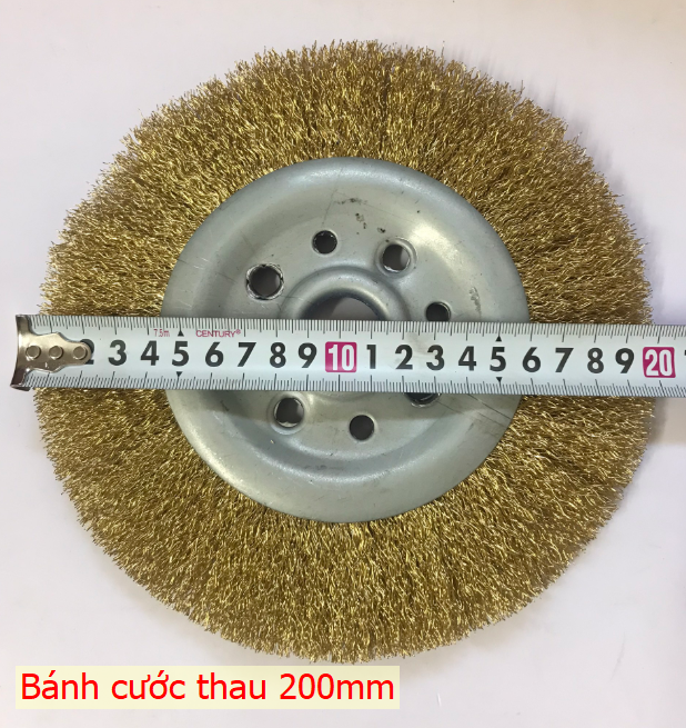 Bánh cước sợi thép , chổi đánh gỉ sắt , lưỡi mài chà đánh gỉ 100mm, 150mm, 200mm