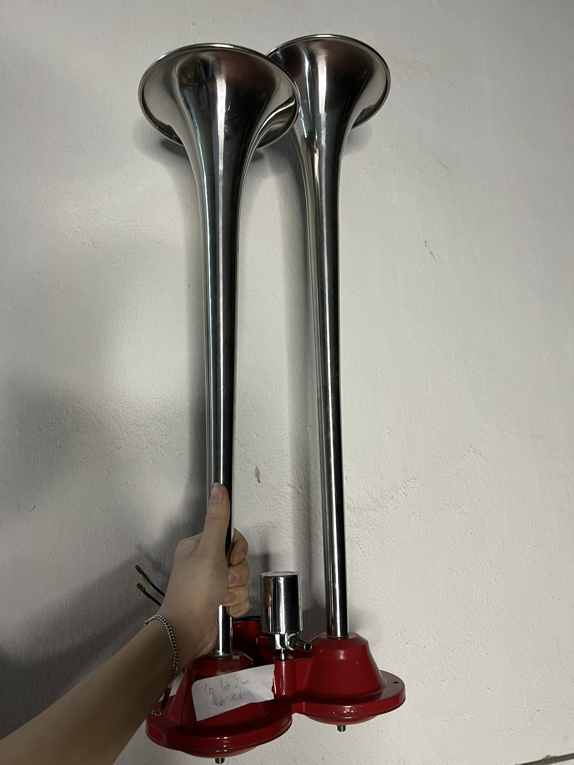 Còi hơi 2 loa còi thái đỏ