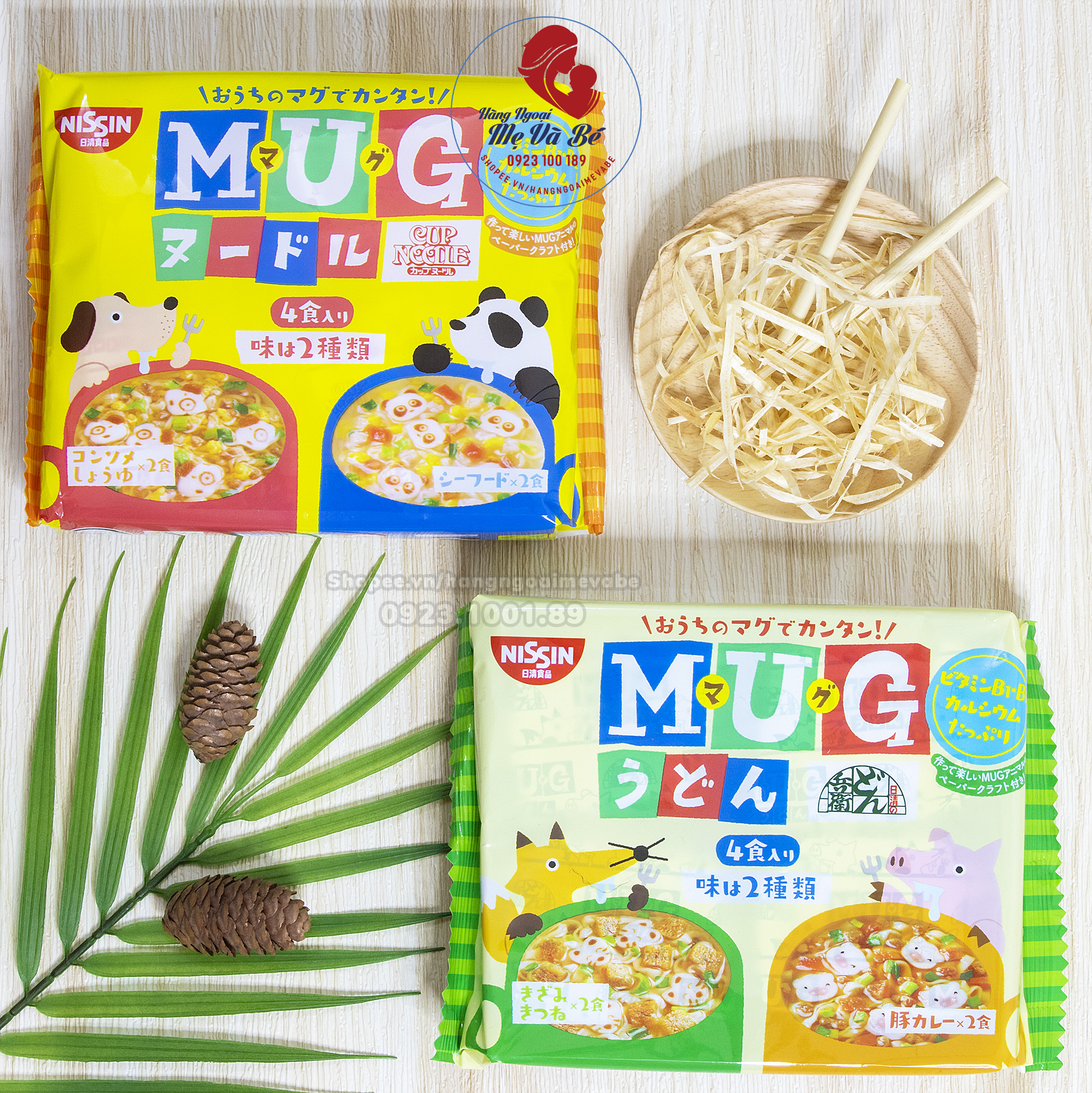 Mì Mug cho bé Nhật Bản