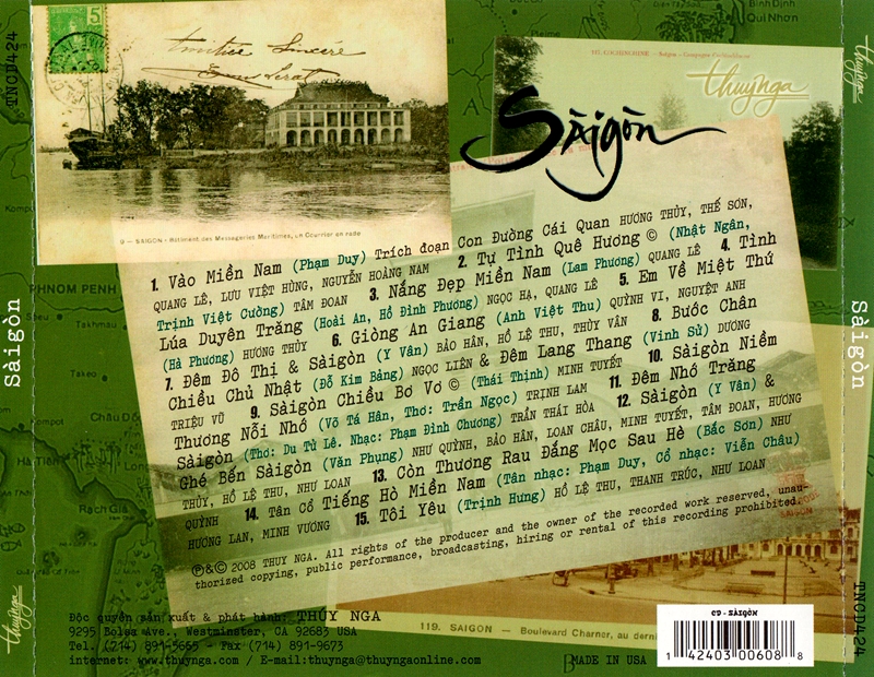 [MDCD] Bộ 3 Đĩa CD Huế - Hà Nội - Sài Gòn