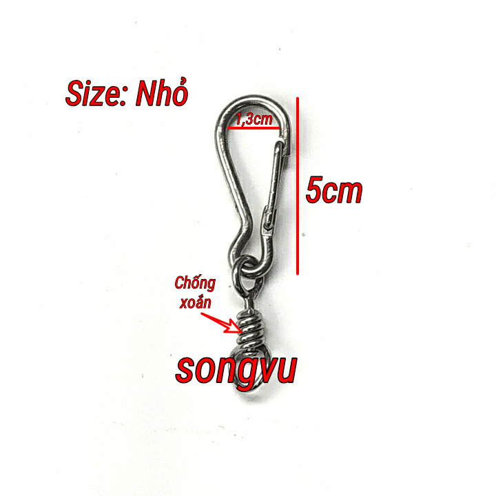 Móc xích chó inox các cỡ