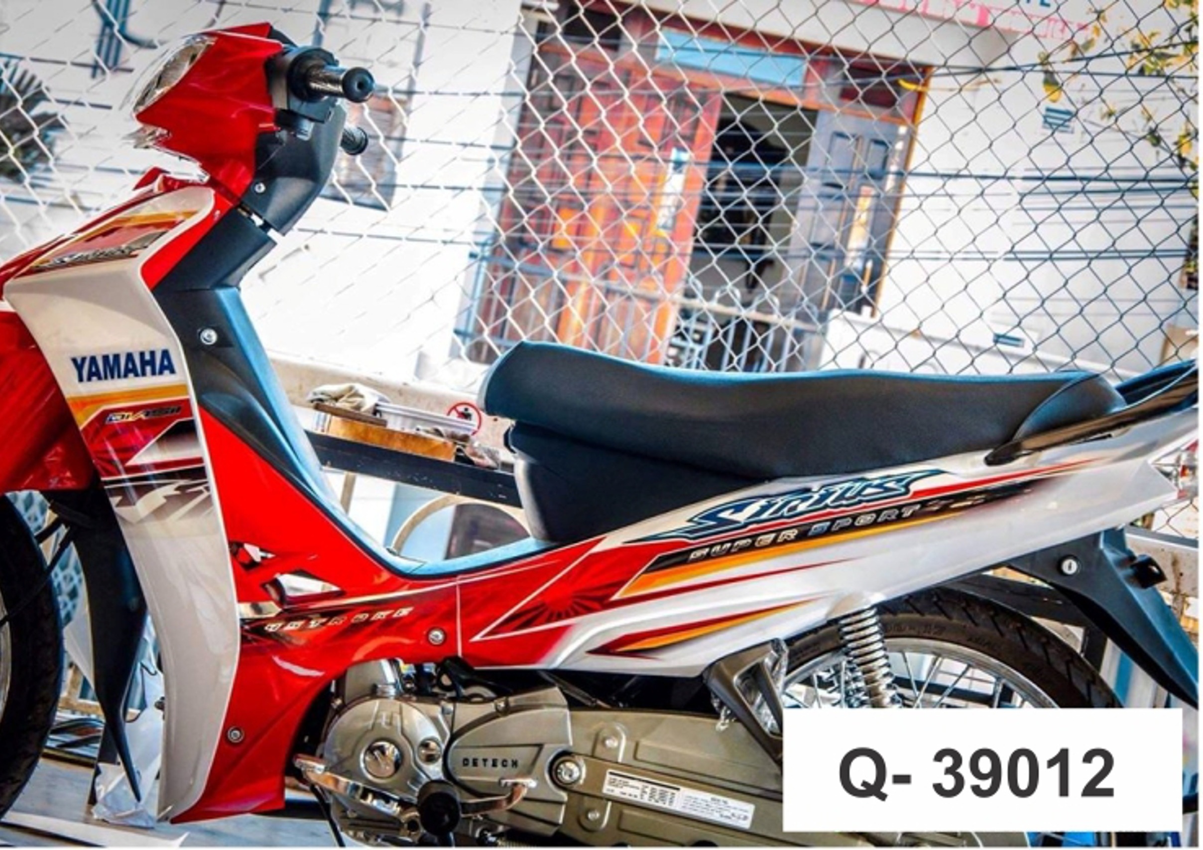 Tem rời xe sirius mặt trời trắng đỏ