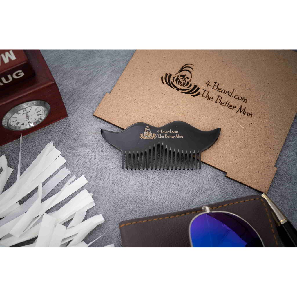 [HCM]Lược Chải Râu Beard Comb - Sừng Bò Châu Phi