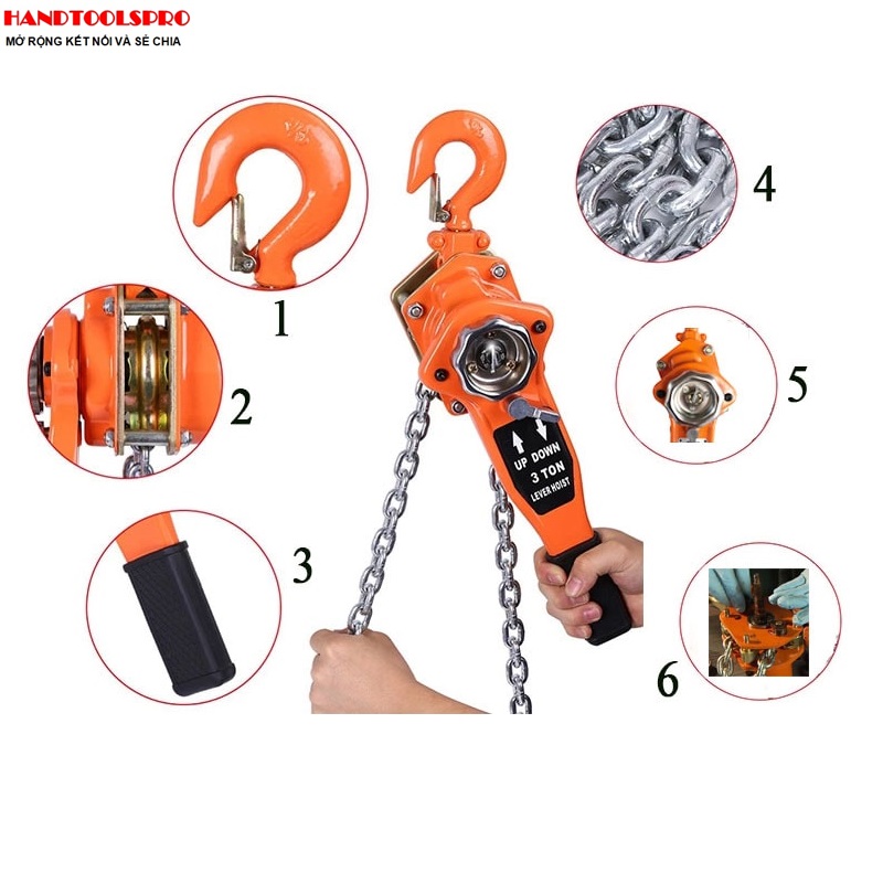 Palang lắc tay từ 1 --5 tấn VITAL