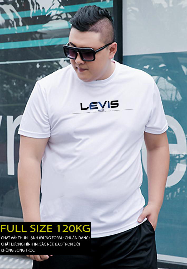Áo phông size lớn cho người béo in hình độc lạ