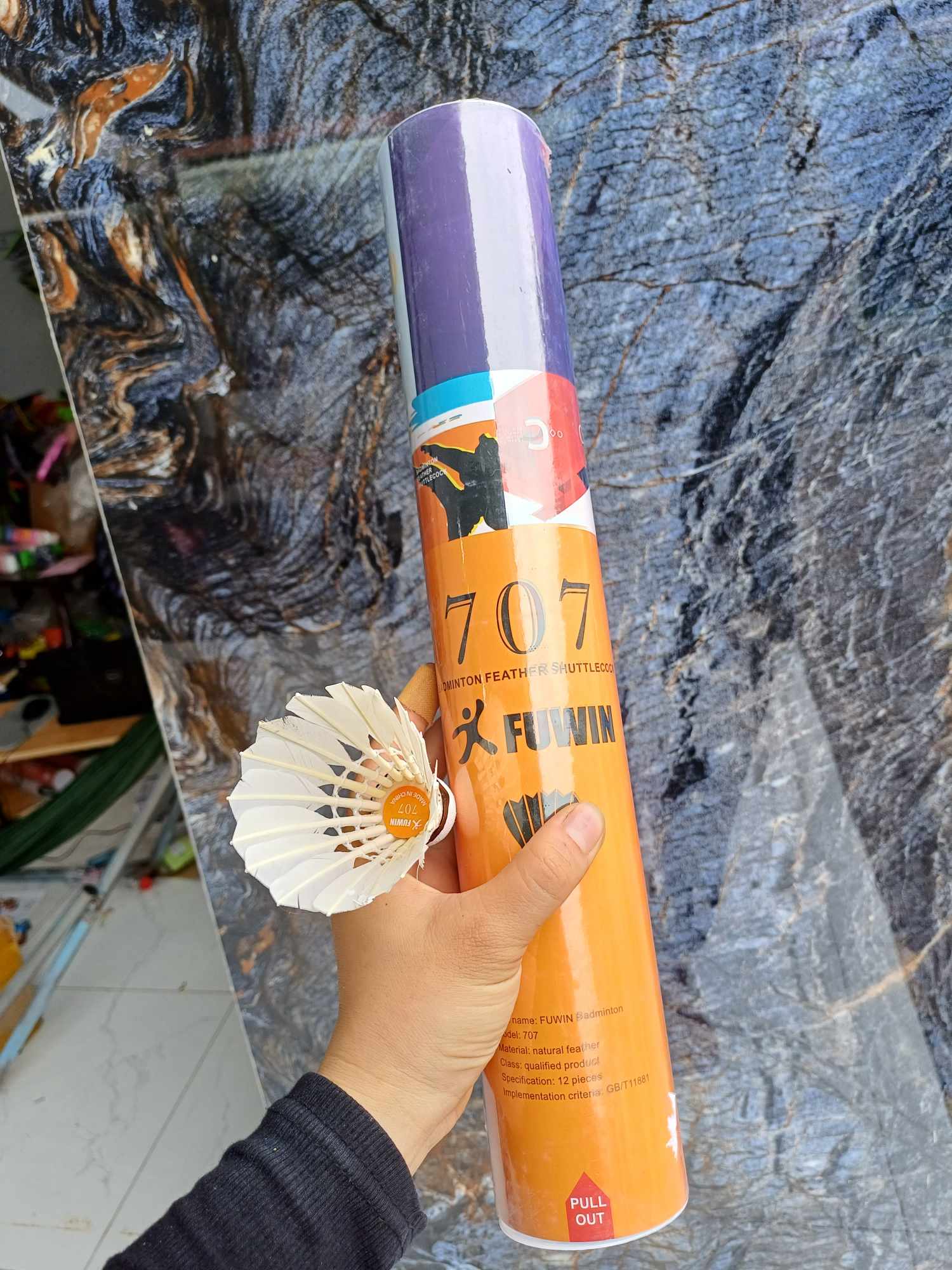 Ống cầu lông 12 trái Fuwin