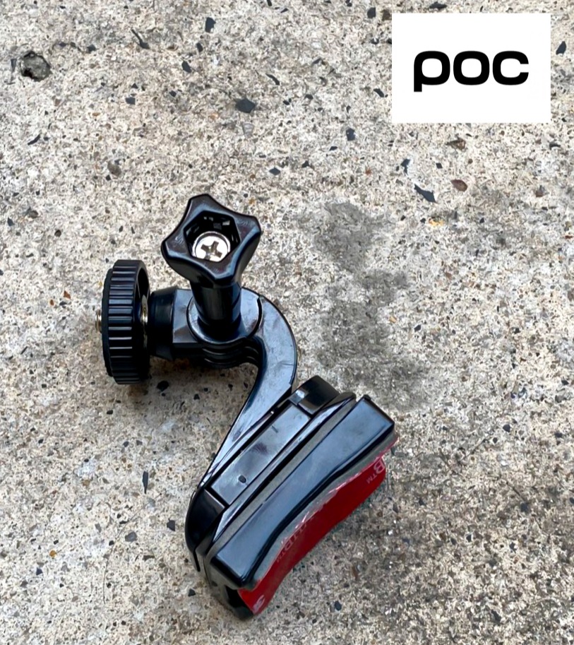 Bộ pass gắn camera hàng trình trước cằm trên nón bảo hiểm